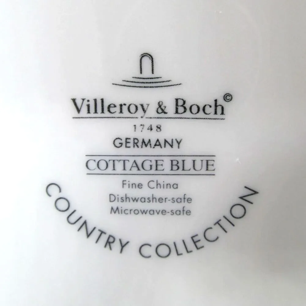 Villeroy And Boch Cottage Blue 10 1/2